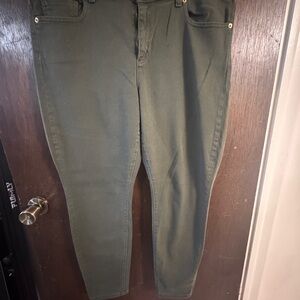 Michael Kors Olive Skinny Jeans